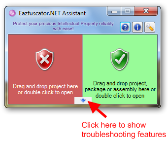 Eazfuscator.NET Assistant floating window