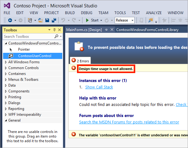 Visual Studio designer after obfuscation with enabled design-time usage protection