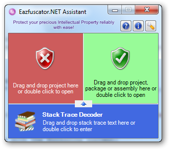Expanded Eazfuscator.NET Assistant floating window